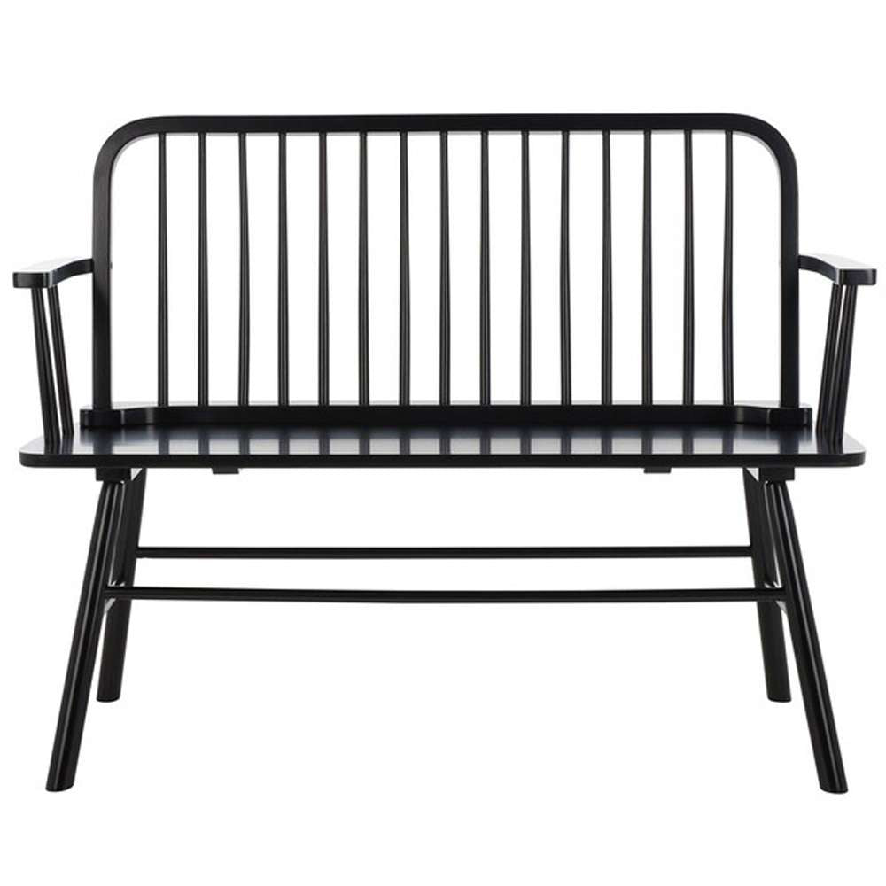 Safavieh - Lucilia Spindle Bench - Black - BCH8501C veiw 1