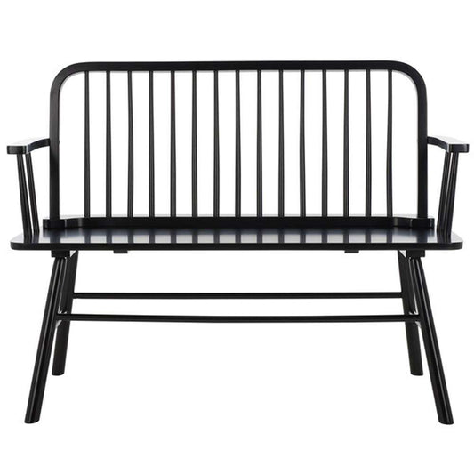 Safavieh - Lucilia Spindle Bench - Black - BCH8501C veiw 1