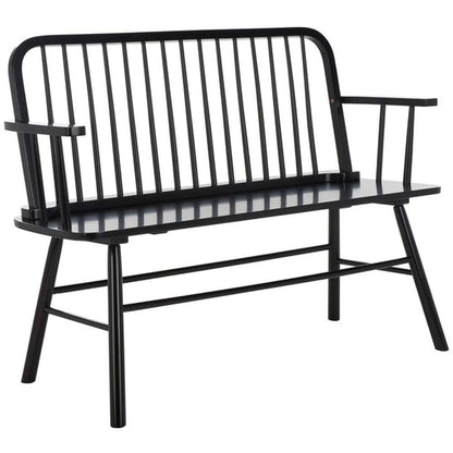 Safavieh - Lucilia Spindle Bench - Black - BCH8501C veiw 3