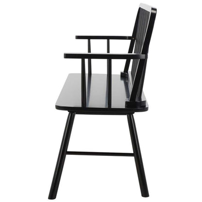 Safavieh - Lucilia Spindle Bench - Black - BCH8501C veiw 4