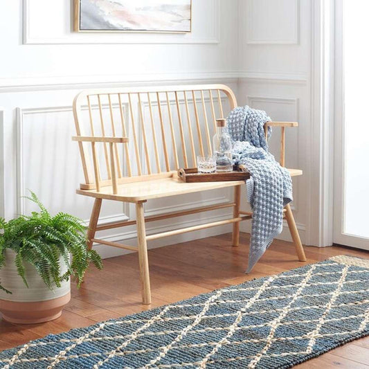 Safavieh - Lucilia Spindle Bench - Natural - BCH8501A veiw 2