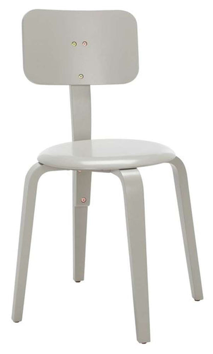 Safavieh - Luella Stackable Dining Chair - Grey  (Set of 2) - DCH1009C-SET2 veiw 3