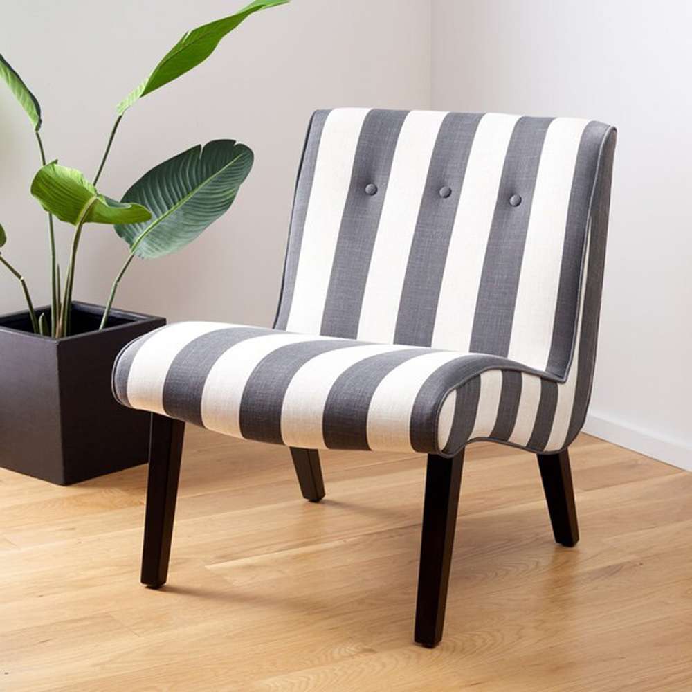Safavieh - Mandell Chair - Black - White - MCR4552F veiw 2