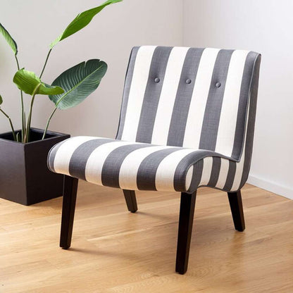 Safavieh - Mandell Chair - Black - White - MCR4552F veiw 2