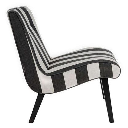 Safavieh - Mandell Chair - Black - White - MCR4552F veiw 4