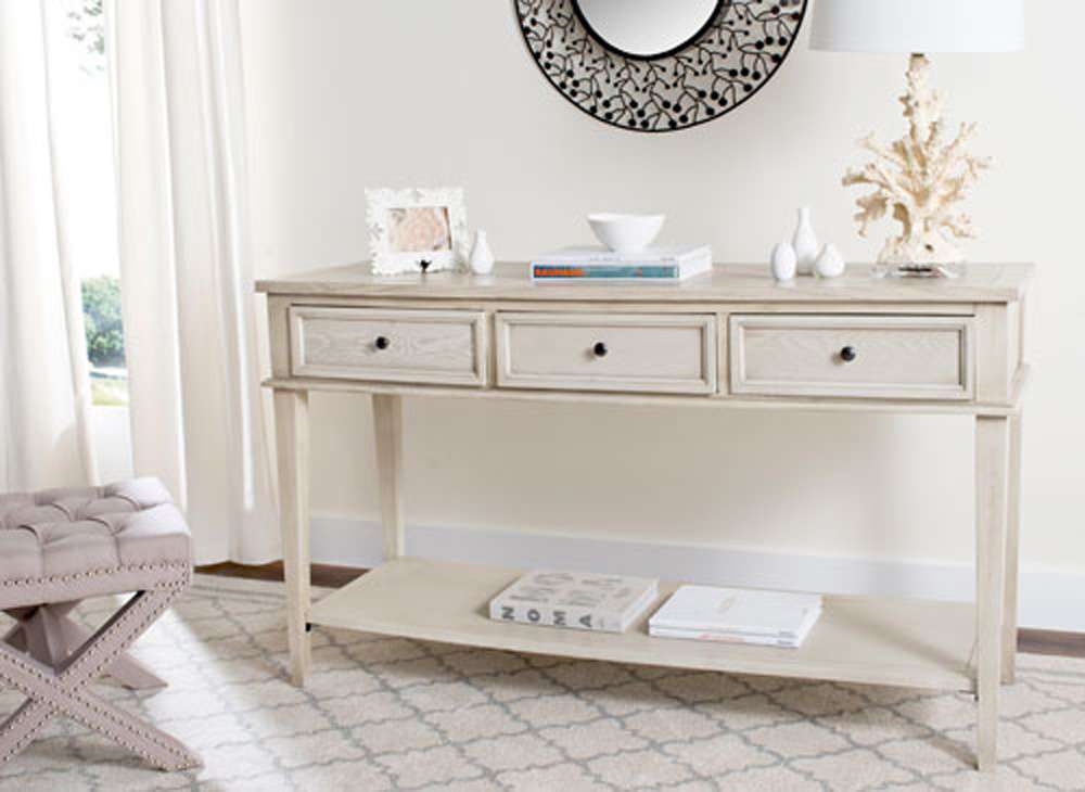 Safavieh - Manelin Console - White Washed - AMH6641B veiw 2