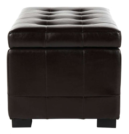 Safavieh - Manhattan Sm Storage Ottoman - Brown - HUD4201A veiw 4