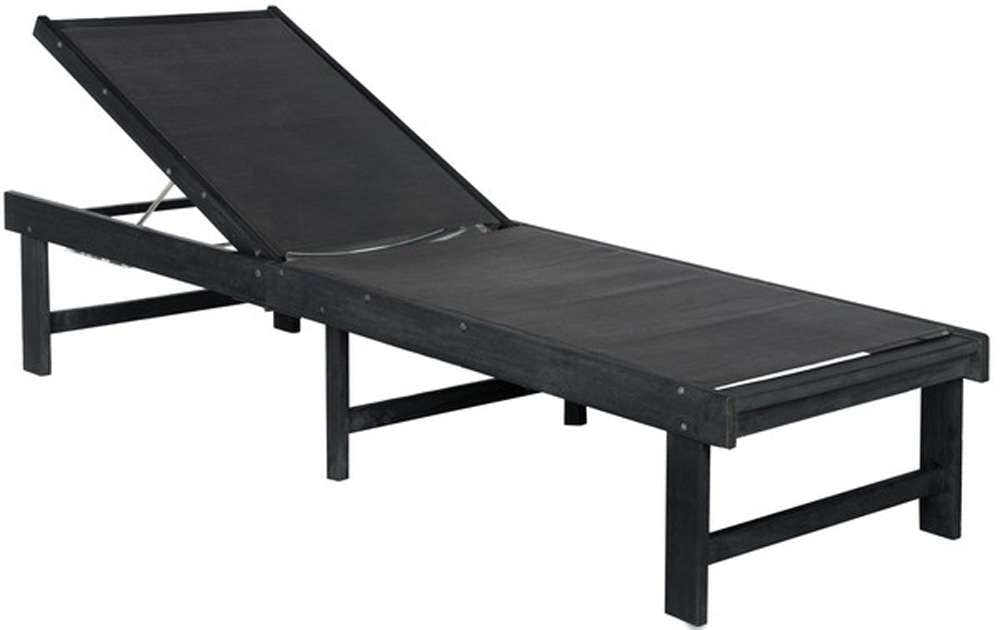 Safavieh - Manteca Lounge Chair - Dark Slate Gray - Black - PAT6708K veiw 3