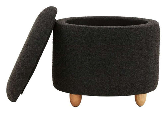 Safavieh - Mariabella Storage Ottoman - Black - SFV4793B veiw 1