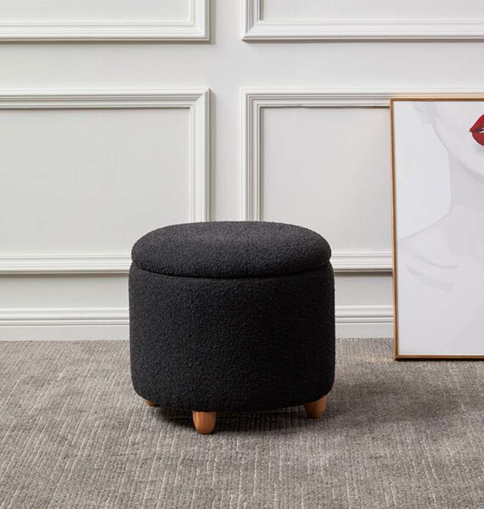 Safavieh - Mariabella Storage Ottoman - Black - SFV4793B veiw 2