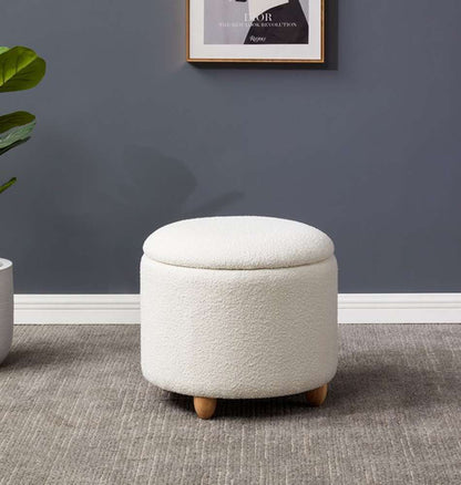 Safavieh - Mariabella Storage Ottoman - Ivory - SFV4793A veiw 2