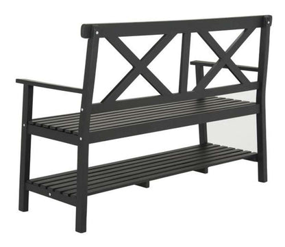 Safavieh - Mayer 2 Seat Bench - Black - PAT6744A veiw 1