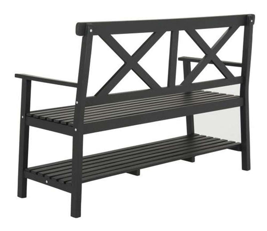 Safavieh - Mayer 2 Seat Bench - Black - PAT6744A veiw 1