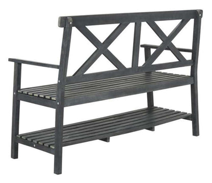 Safavieh - Mayer 2 Seat Bench - Dark Slate Gray - PAT6744C veiw 1