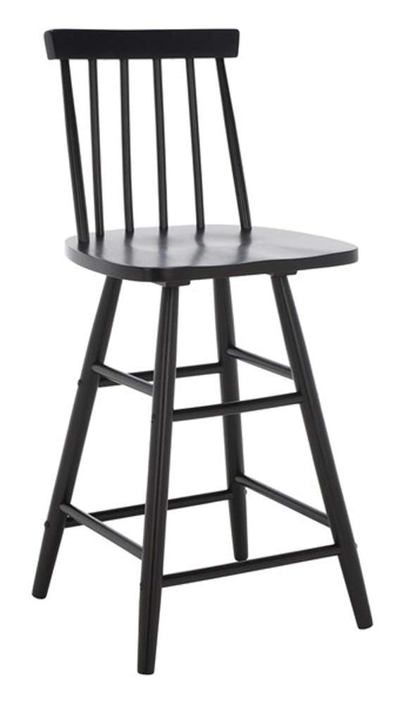 Safavieh - May Wood Counter Stool - Black - BST1405A veiw 3