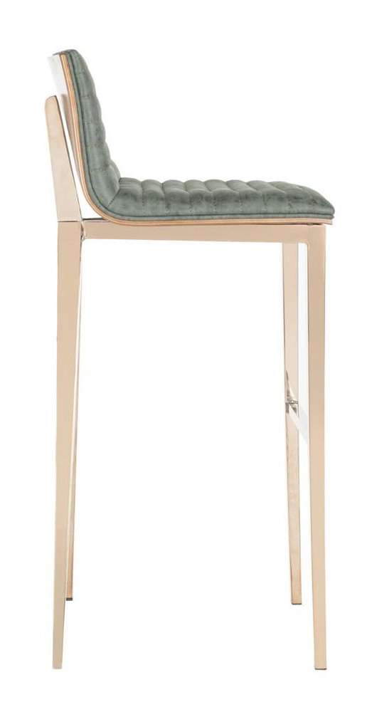 Safavieh - Mckay Barstool - Ash Green - Copper - FOX3016A veiw 5