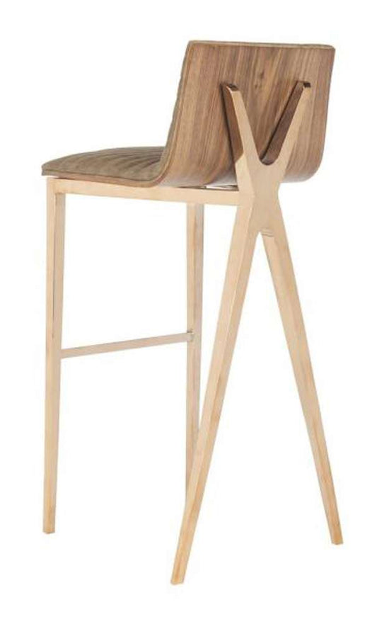 Safavieh - Mckay Barstool - Brown - FOX3016B veiw 1