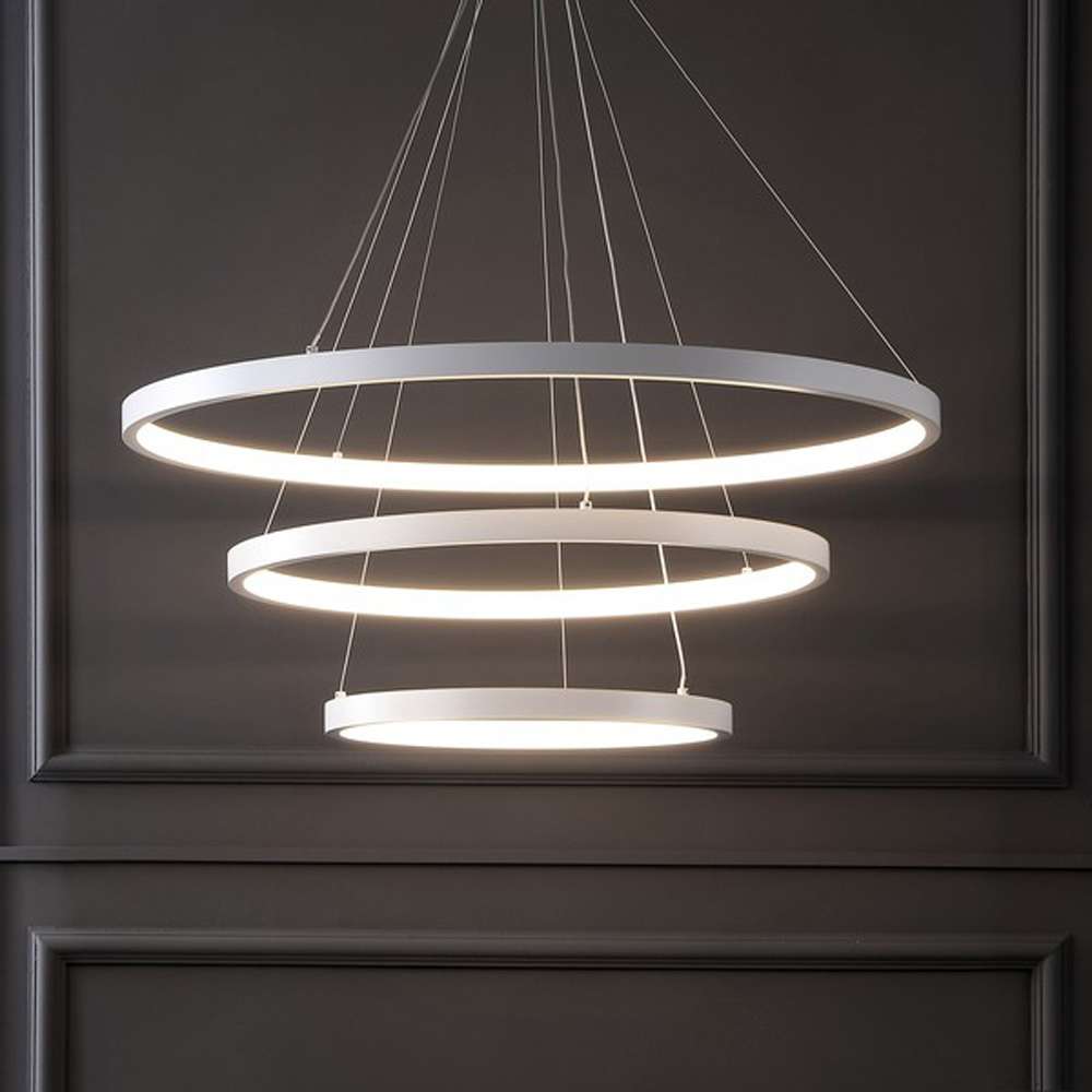 Safavieh - Meranda 3 Tier Chandelier - White - CTL1001B veiw 2