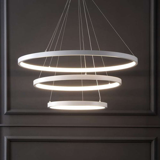 Safavieh - Meranda 3 Tier Chandelier - White - CTL1001B veiw 2
