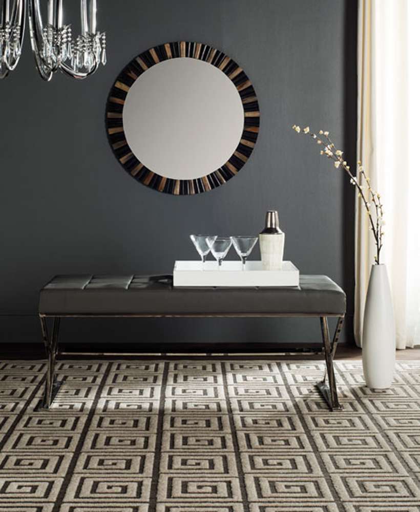 Safavieh - Micha Bench - Grey - FOX2023B veiw 2