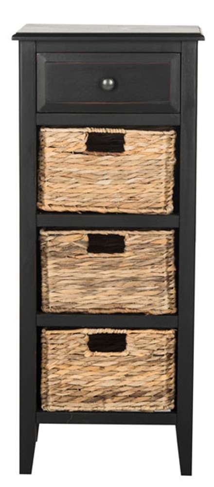 Safavieh - Michaela Storage Unit - Distressed Black  - AMH5744A veiw 1