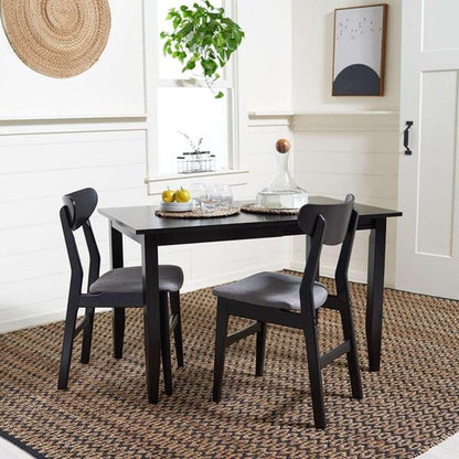 Safavieh - Miliano Ext Dining Table - Matte Black  - DTB1404A veiw 3