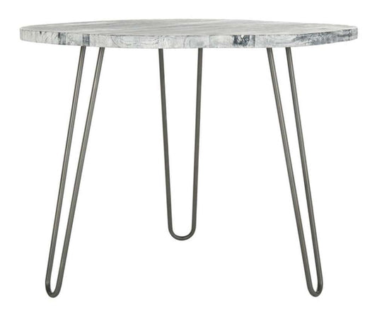 Safavieh - Mindy Dining Table - Black W- White Wash Distress - DTB6500B veiw 1