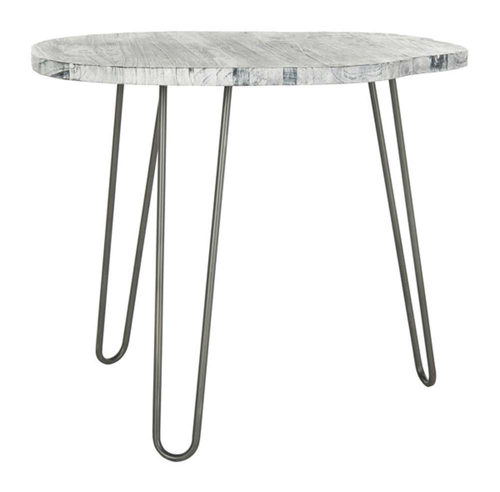 Safavieh - Mindy Dining Table - Black W- White Wash Distress - DTB6500B veiw 3