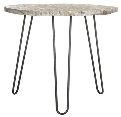 Safavieh - Mindy Dining Table - Grey White Wash - Black - DTB6500A veiw 1