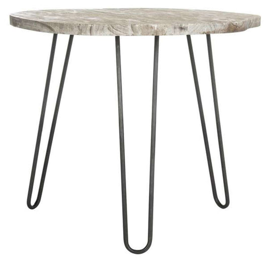 Safavieh - Mindy Dining Table - Grey White Wash - Black - DTB6500A veiw 1