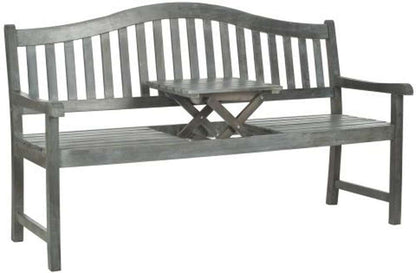 Safavieh - Mischa Bench - Ash Grey - FOX6703B veiw 2