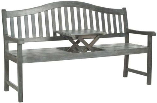 Safavieh - Mischa Bench - Ash Grey - FOX6703B veiw 2