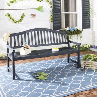 Safavieh - Mischa Bench - Dark Slate Gray - FOX6703K veiw 2