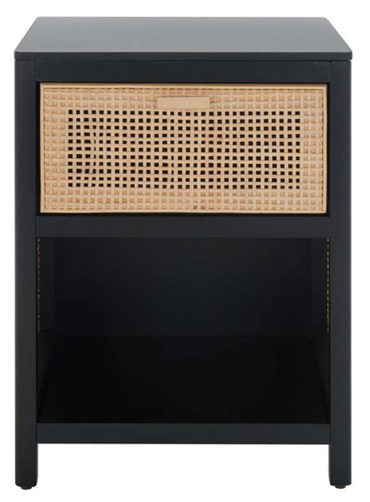 Safavieh - Miya Night Stand - Black - Natural - NST5012B veiw 1