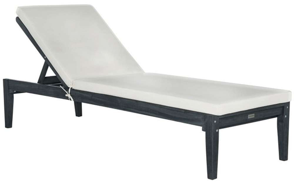 Safavieh - Montclair Sunlounger - Dark Slate Gray - Beige - PAT6731K veiw 1
