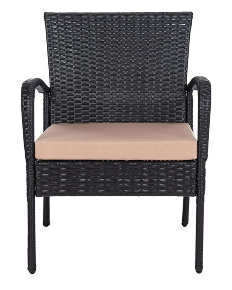 Safavieh - Moore 3 Pc Lounge Set - Black - Beige - PAT9009A veiw 1