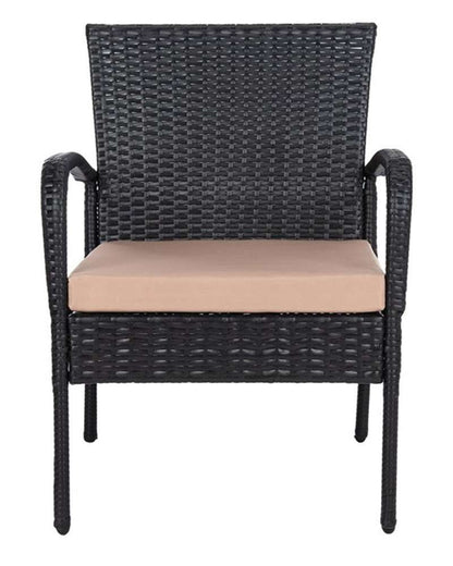 Safavieh - Moore 3 Pc Lounge Set - Black - Beige - PAT9009A veiw 1