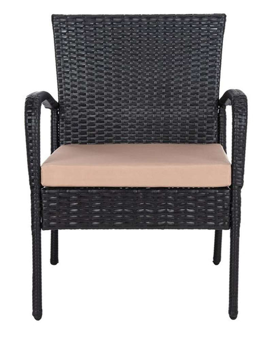 Safavieh - Moore 3 Pc Lounge Set - Black - Beige - PAT9009A veiw 1