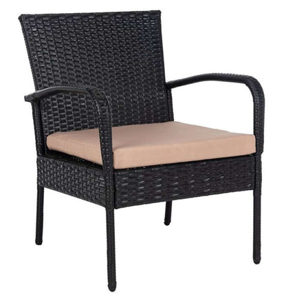 Safavieh - Moore 3 Pc Lounge Set - Black - Beige - PAT9009A veiw 3