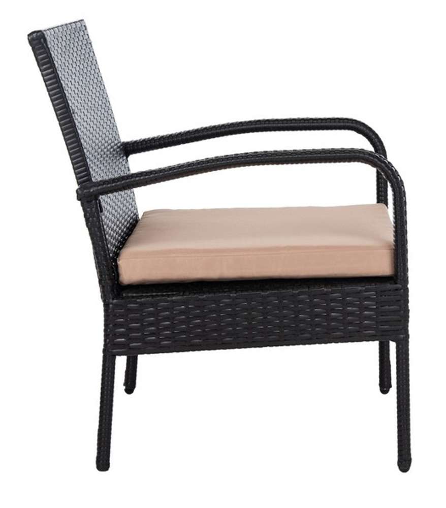 Safavieh - Moore 3 Pc Lounge Set - Black - Beige - PAT9009A veiw 4