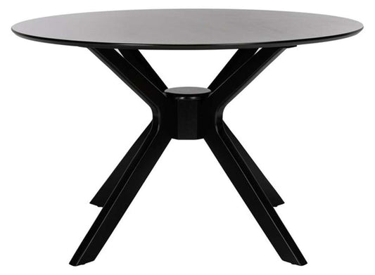 Safavieh - Nicolai Round Dining Table - Matte Black  - DTB1405A veiw 1