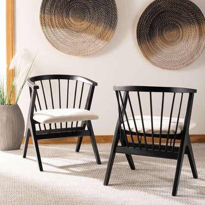 Safavieh - Noah Spindle Dining Chair - White Oak - Grey  (Set of 2) - DCH1004A-SET2 veiw 2