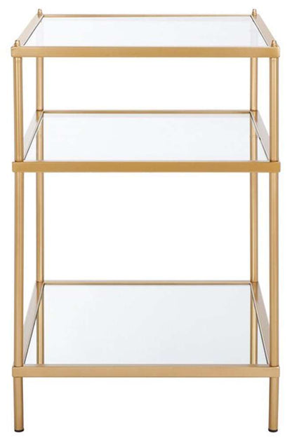 Safavieh - Noelia 3 Tier Accent Table - Gold - Glass - ACC6203A veiw 4