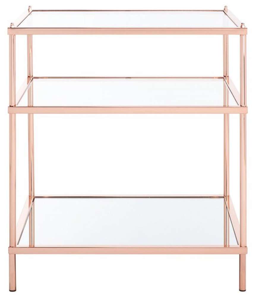 Safavieh - Noelia 3 Tier Accent Table - Rose Gold  - ACC6203E veiw 1