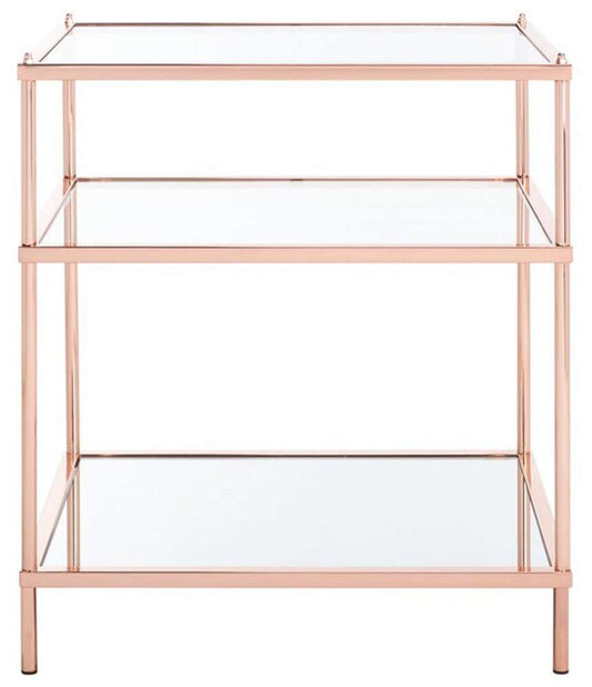Safavieh - Noelia 3 Tier Accent Table - Rose Gold  - ACC6203E veiw 1