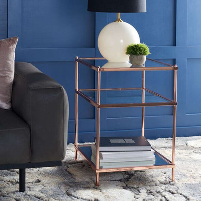 Safavieh - Noelia 3 Tier Accent Table - Rose Gold  - ACC6203E veiw 2