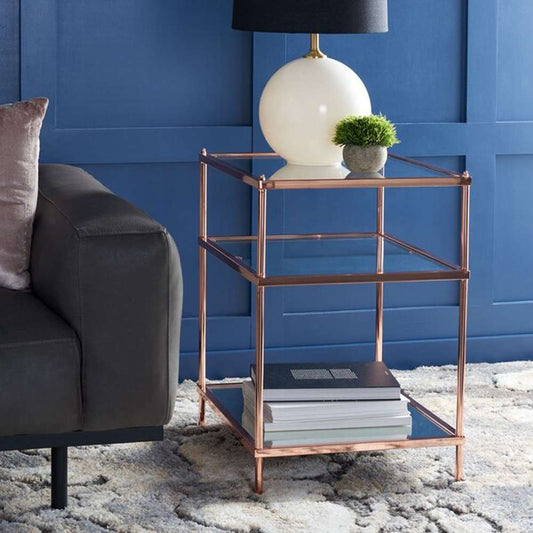 Safavieh - Noelia 3 Tier Accent Table - Rose Gold  - ACC6203E veiw 2