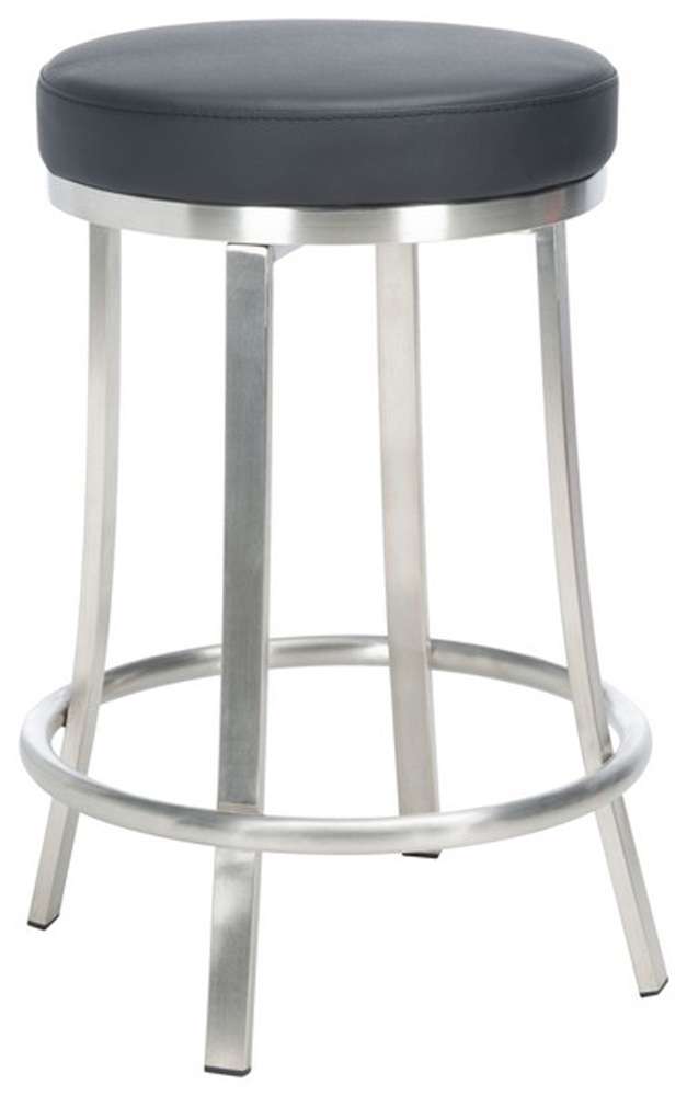 Safavieh - Obito Swivel Counter Stool - Black - BST3004B veiw 3