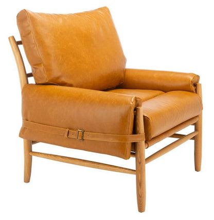 Safavieh - Oslo Mid Century Arm Chair - Caramel - Natural - ACH4509A veiw 4