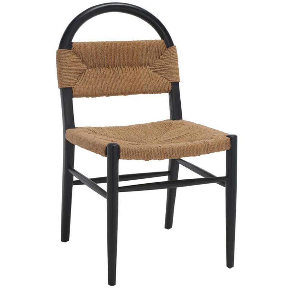 Safavieh - Ottilie Dining Chair - Black - Natural - DCH1206A veiw 3